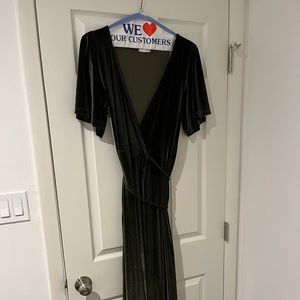 Baltic Born Velvet Green Dress